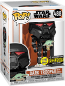 488 Dark Trooper with Grogu (Glow In The Dark) [Entertainment Earth]